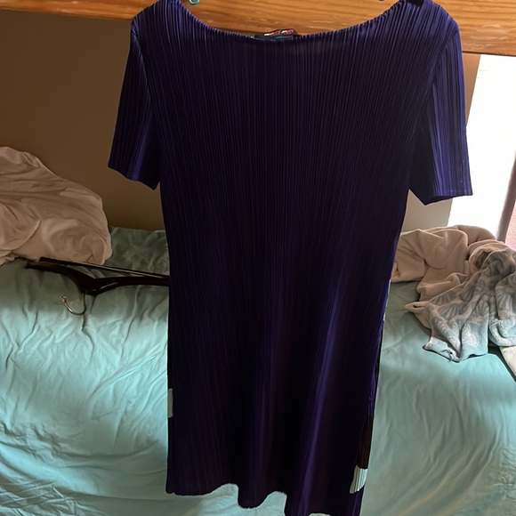 Pleated purple shirt - Picture 4 of 4